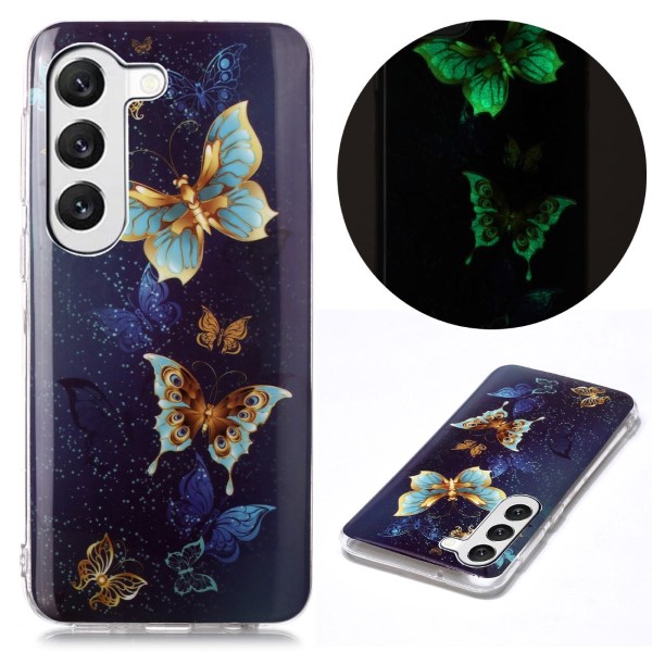 Kryt na Samsung Galaxy S23+ svítící Motýl