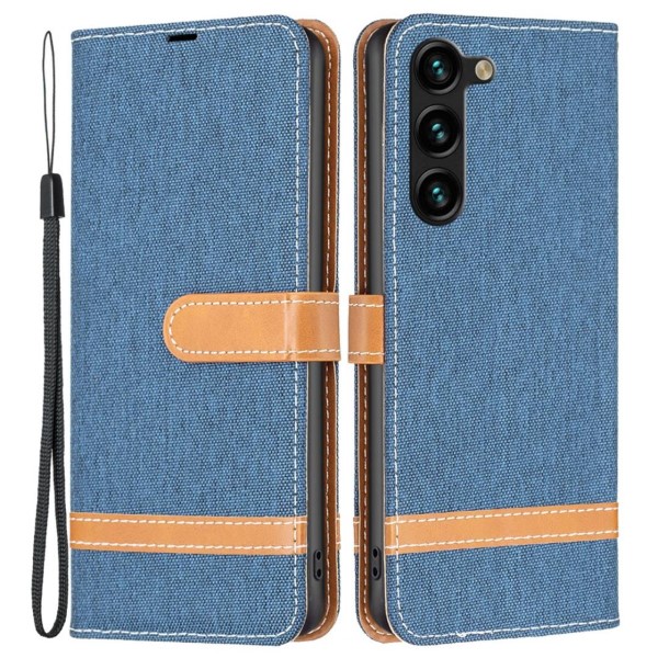 Pouzdro na Samsung Galaxy S23+ Jeans modré
