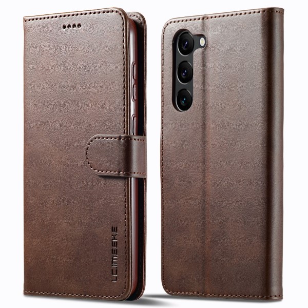 Pouzdro na Samsung Galaxy S23+ LC.IMEEKE tmavě hnědé