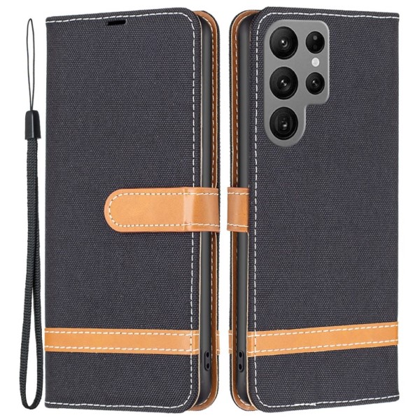 Pouzdro na Samsung Galaxy S23 Ultra Jeans černé