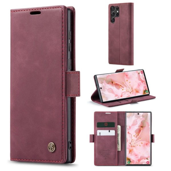 Pouzdro na Samsung Galaxy S23 Ultra CASEME červené