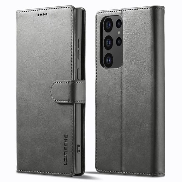 Pouzdro na Samsung Galaxy S23 Ultra LC.IMEEKE šedé