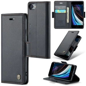 Pouzdro CASEME pro iPhone 7 / 8 / SE (2020/2022) Smooth černé