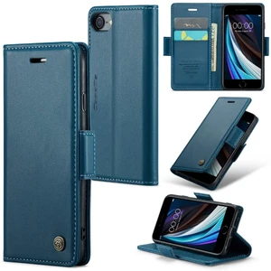 Pouzdro CASEME pro iPhone 7 / 8 / SE (2020/2022) Smooth modré
