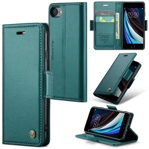 Pouzdro CASEME pro iPhone 7 / 8 / SE (2020/2022) Smooth zelené