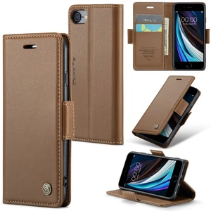 Pouzdro CASEME pro iPhone 7 / 8 / SE (2020/2022) Smooth hnědé