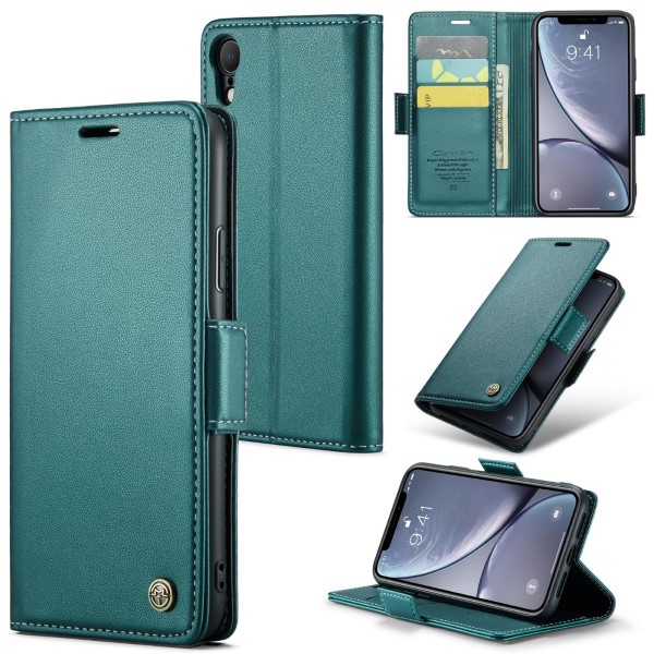 Pouzdro pro iPhone Xr CASEME Smooth zelené