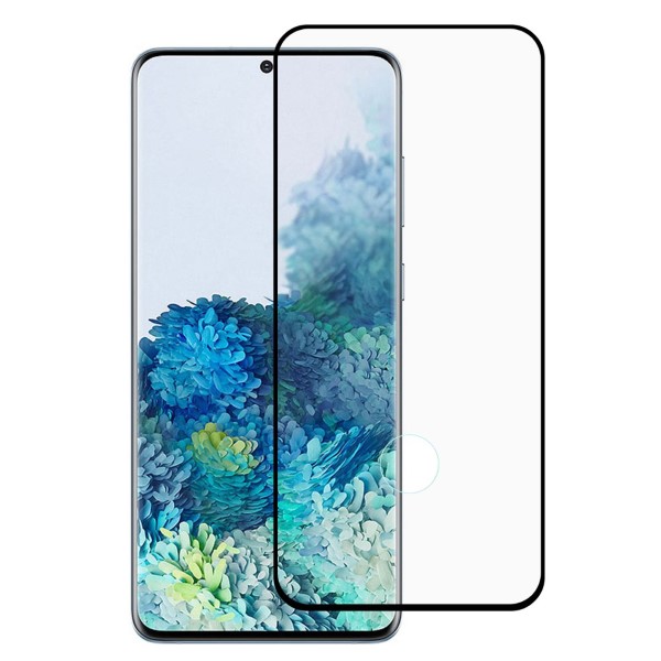 Tvrzené sklo na Samsung Galaxy S20 (podpora odemykání otiskem prstu) černé