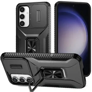 Kryt na Samsung Galaxy S23 FE odolný s krytkou na fotoaparát černý