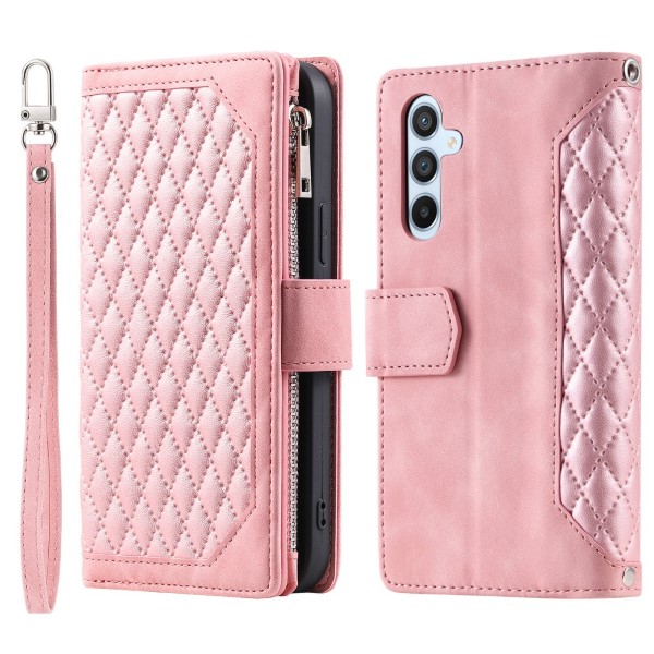 Pouzdro na Samsung Galaxy S23 FE Luxury Double Layer růžové