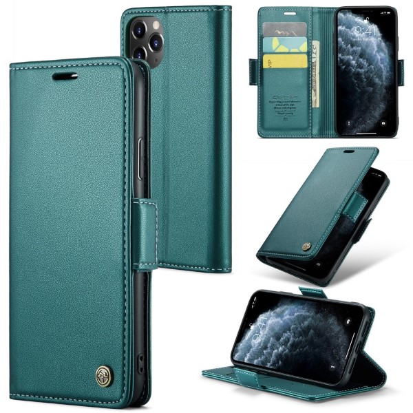 Pouzdro na iPhone 11 Pro Max CASEME smooth zelené