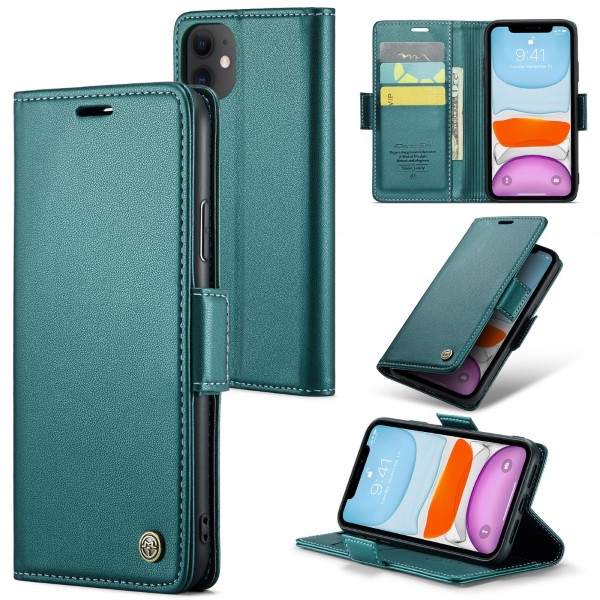 Pouzdro pro iPhone 11 CASEME Smooth zelené