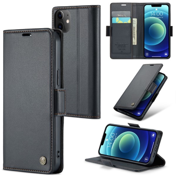 Pouzdro pro iPhone 12 Mini CASEME Smooth černé