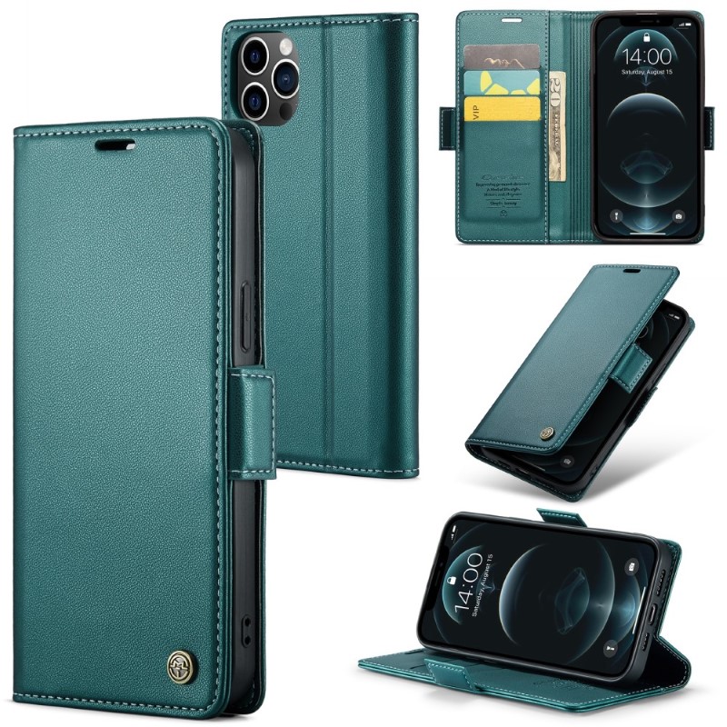 Pouzdro pro iPhone 12 Pro Max CASEME smooth zelené