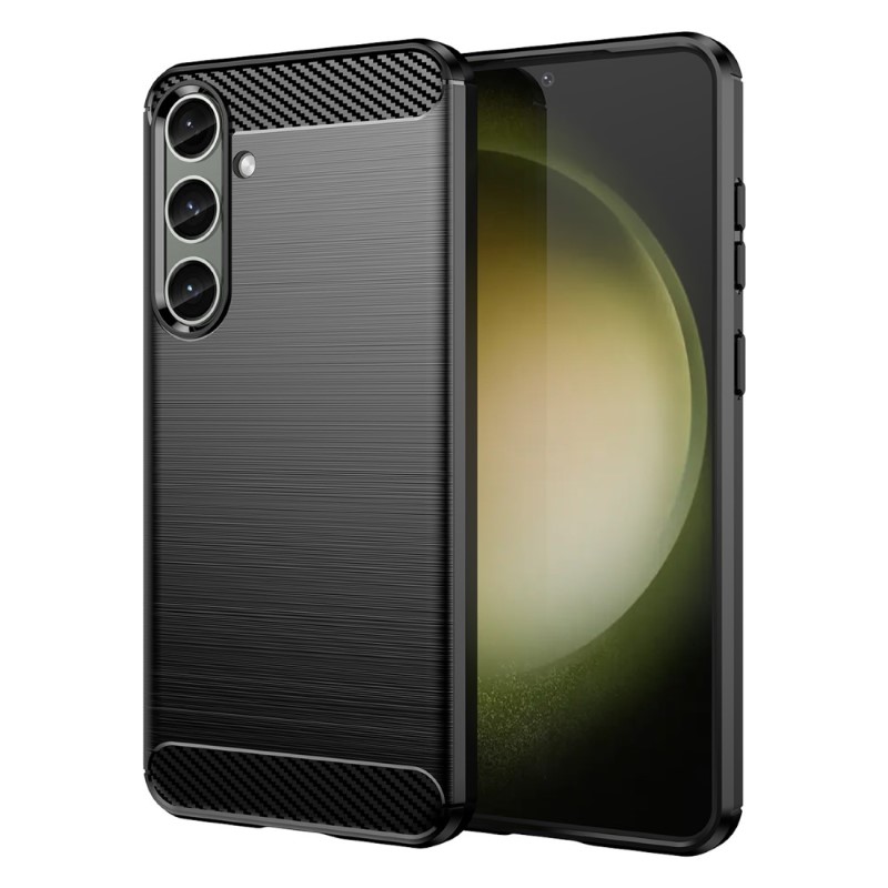 Kryt na Samsung Galaxy S24 Plus Gumový Carbon černý