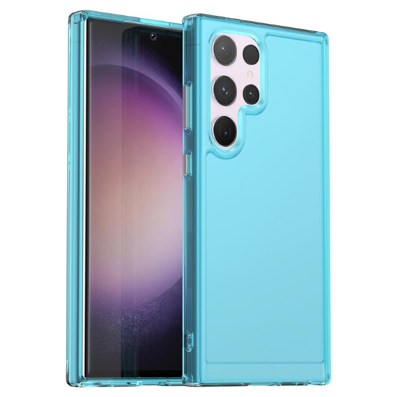 Kryt na Samsung Galaxy S24 Ultra Gumový Candy modrý