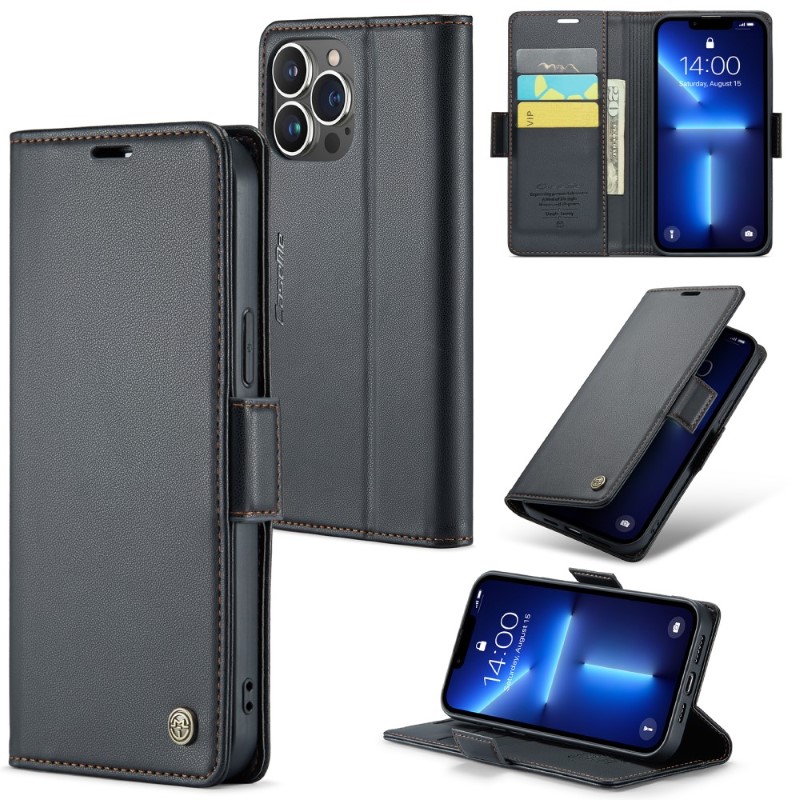 Pouzdro na iPhone 13 Pro CASEME smooth černé