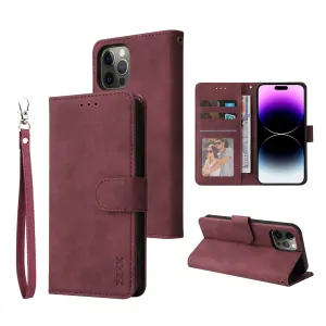 Pouzdro na iPhone 15 Pro Max ZZXX vínové