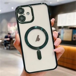 Kryt na iPhone 16 s podporou MAGSAFE zelený