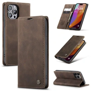 Pouzdro CASEME pro iPhone 16 Pro Max hnědé