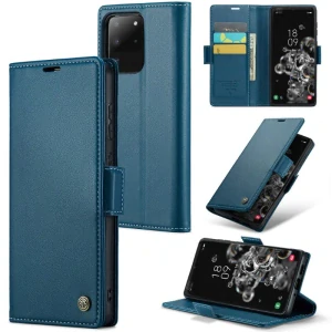 Pouzdro na Samsung Galaxy S20 Ultra CASEME smooth modré