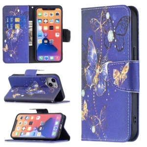 Pouzdro pro iPhone 15 Motýl fialové