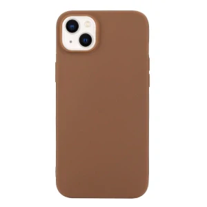 Kryt na iPhone 15 gumový Premium hnědý