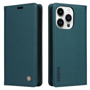 Pouzdro na iPhone 15 Pro YIKATU zelené