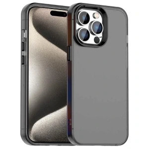 Kryt na iPhone 15 Pro gumový Matte černý