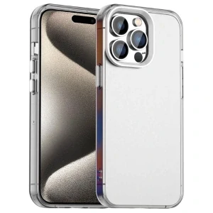 Kryt na iPhone 15 Pro gumový Matte bílý