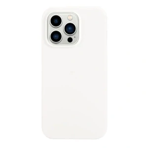 Kryt na iPhone 15 Pro gumový Premium bílý