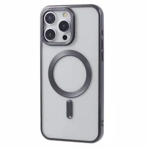 Kryt na iPhone 14 Pro Max gumový s podporou MagSafe černý