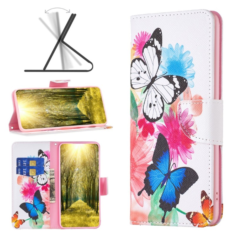 Pouzdro pro iPhone 16 Motýli bílé
