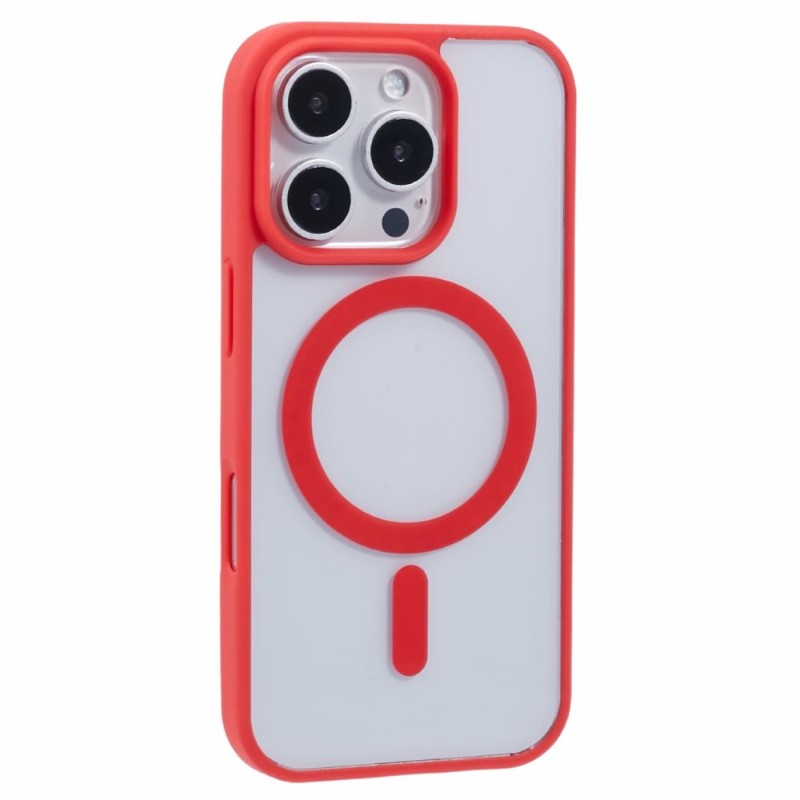 Kryt na iPhone 16 Pro Max matný s podporou MagSafe červený