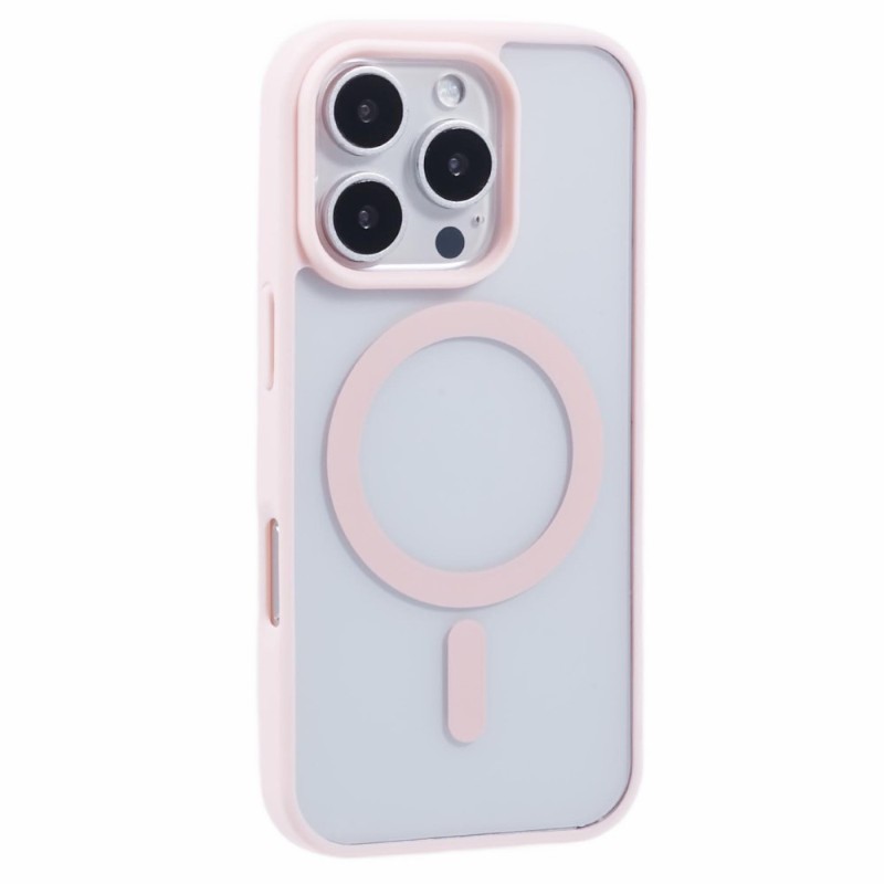 Kryt na iPhone 16 Pro Max matný s podporou MagSafe růžový