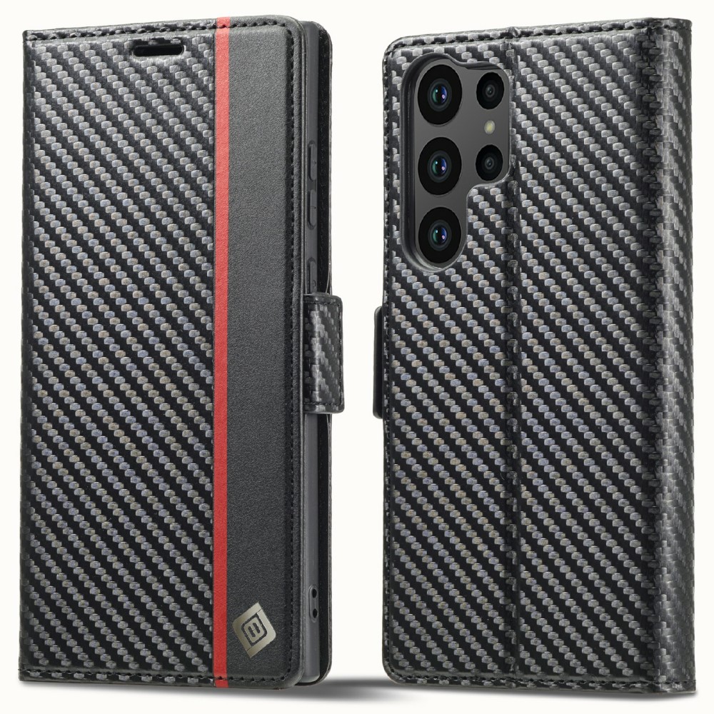 Pouzdro na Samsung Galaxy S25 Ultra Carbon vertical