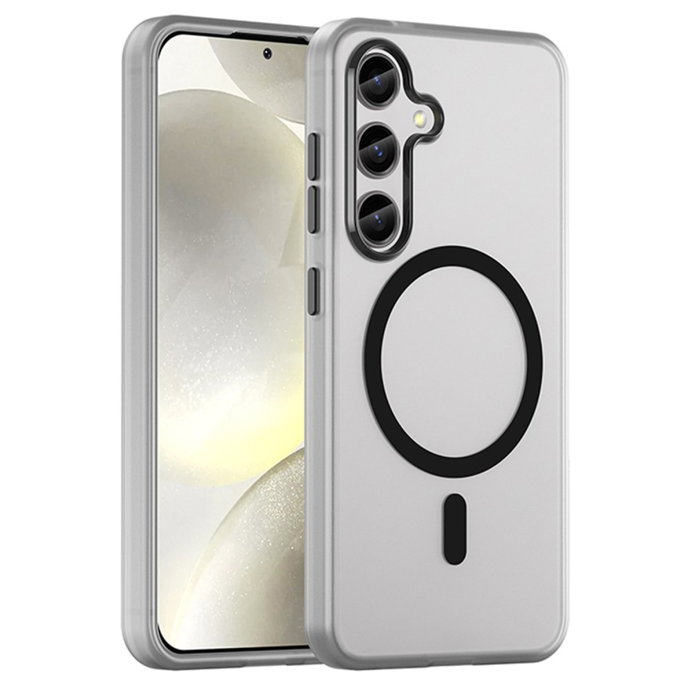 Kryt na Samsung Galaxy S25 gumový Magnetic (podpora MagSafe) černý