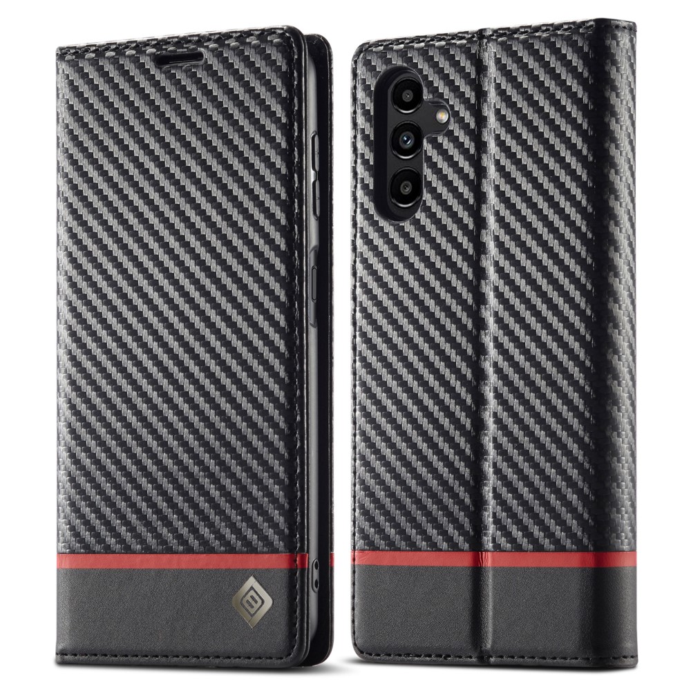 Pouzdro na Samsung Galaxy S25 LC.IMEEKE Carbon horizontal