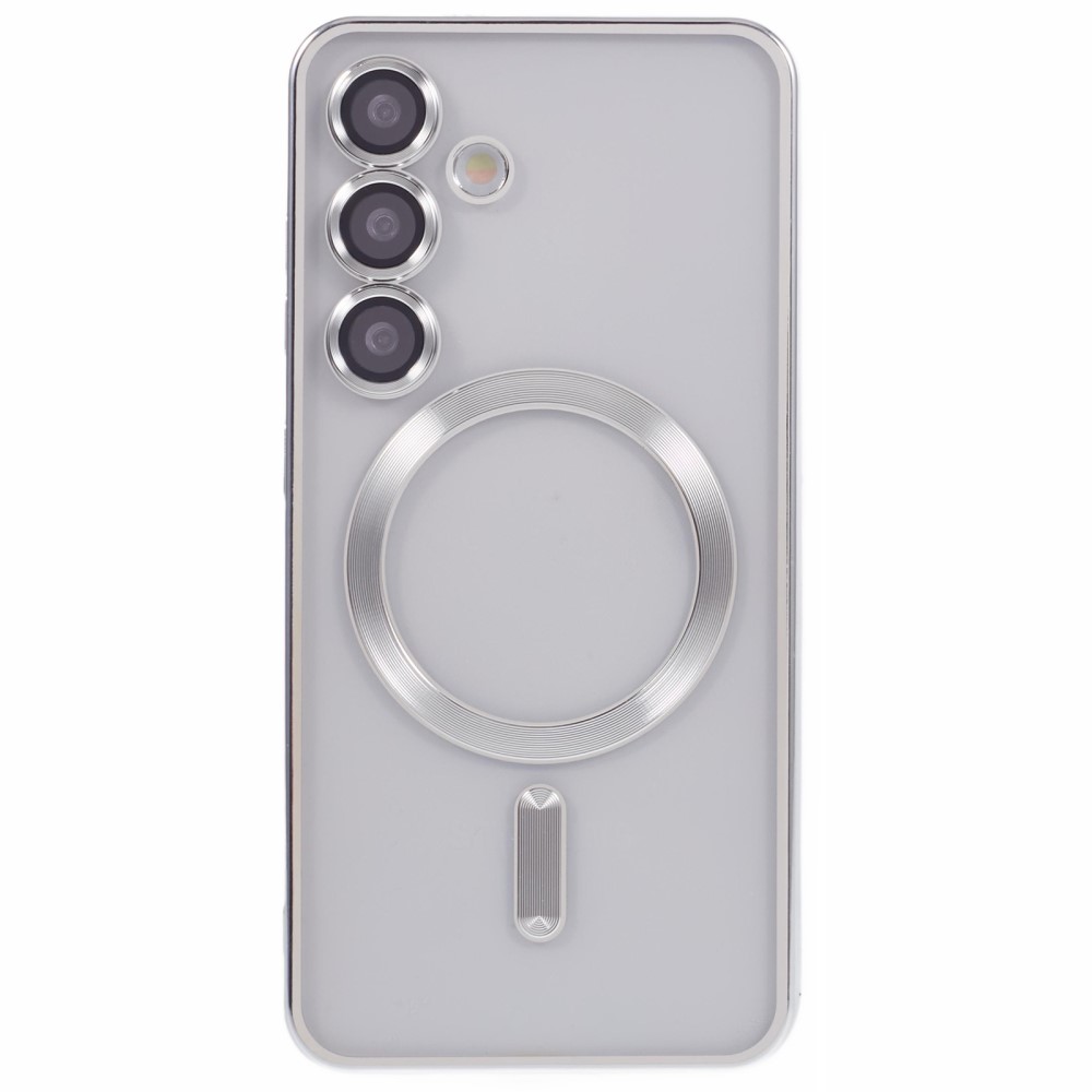 Kryt na Samsung Galaxy S24 s podporou MAGSAFE stříbrný