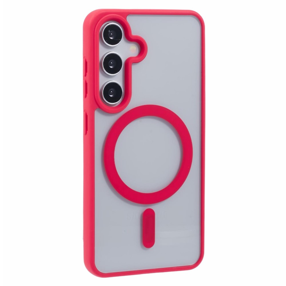 Kryt na Samsung Galaxy S24 matný s podporou MagSafe červený