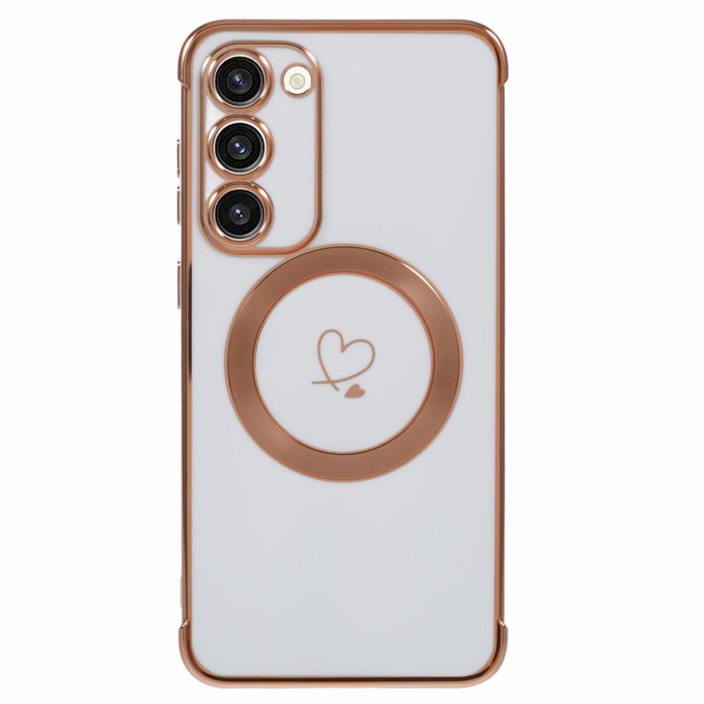 Kryt na Samsung Galaxy S23 Srdíčko s podporou MagSafe blý