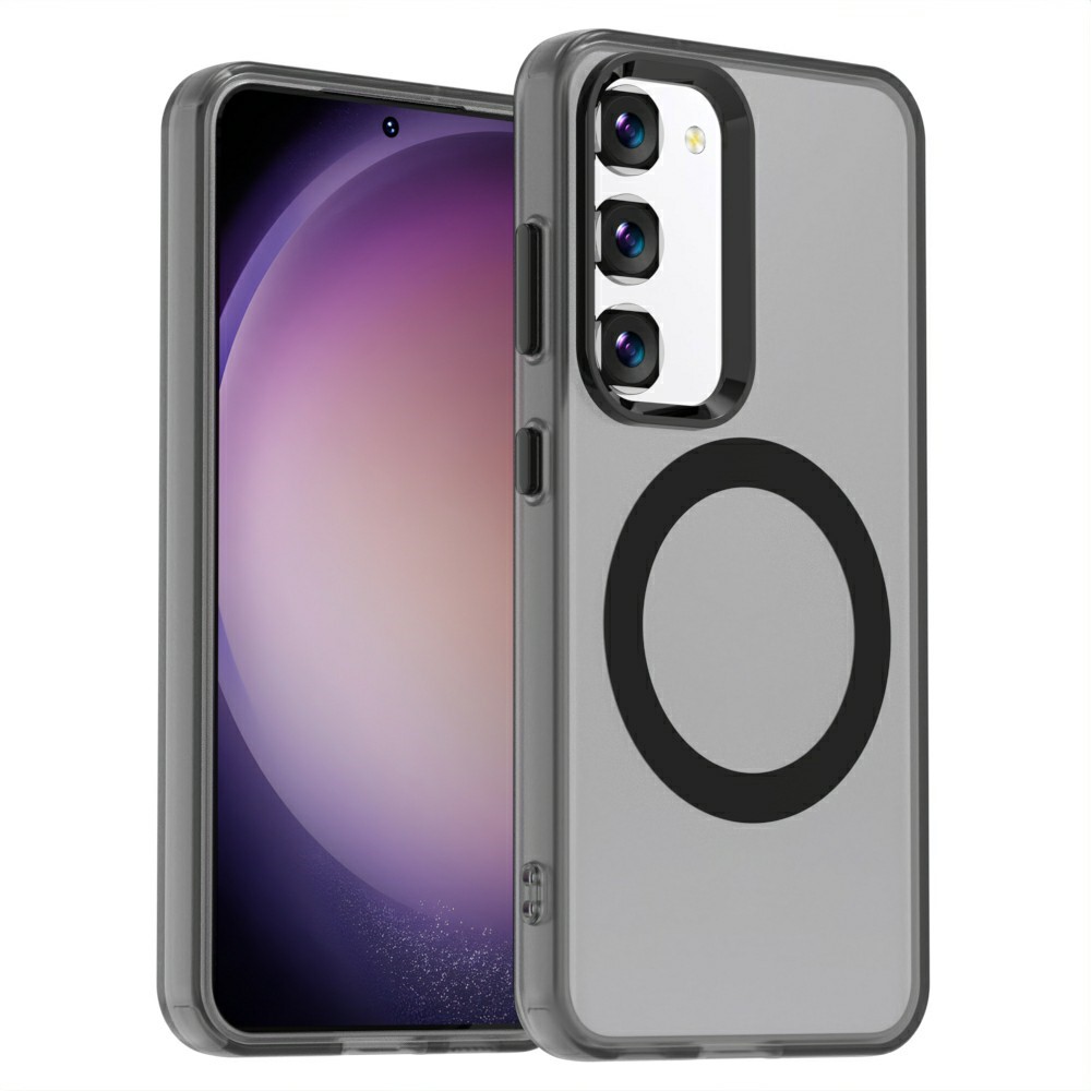 Kryt na Samsung Galaxy S23 gumový Candy (podpora MagSafe) černý