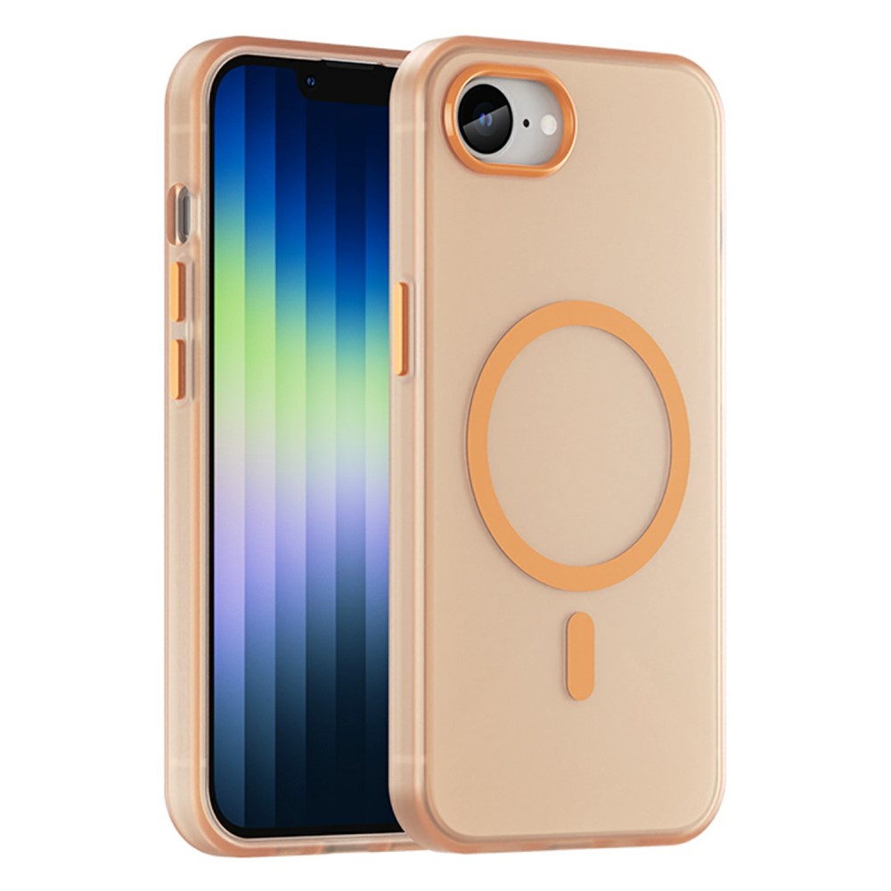 Kryt na iPhone 16E Candy s podporou MAGSAFE oranžový