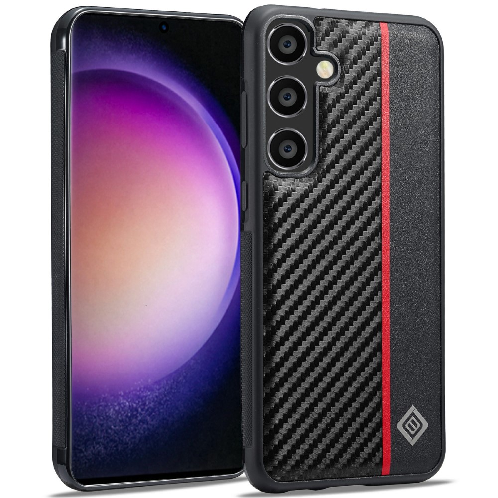 Kryt na Samsung Galaxy S25 odolný LC.IMEEKE Carbon černý