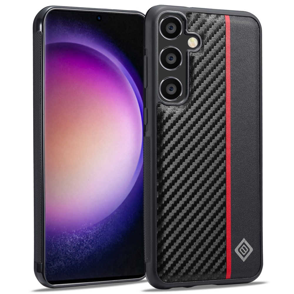 Kryt na Samsung Galaxy S24 FE odolný LC.IMEEKE Carbon černý