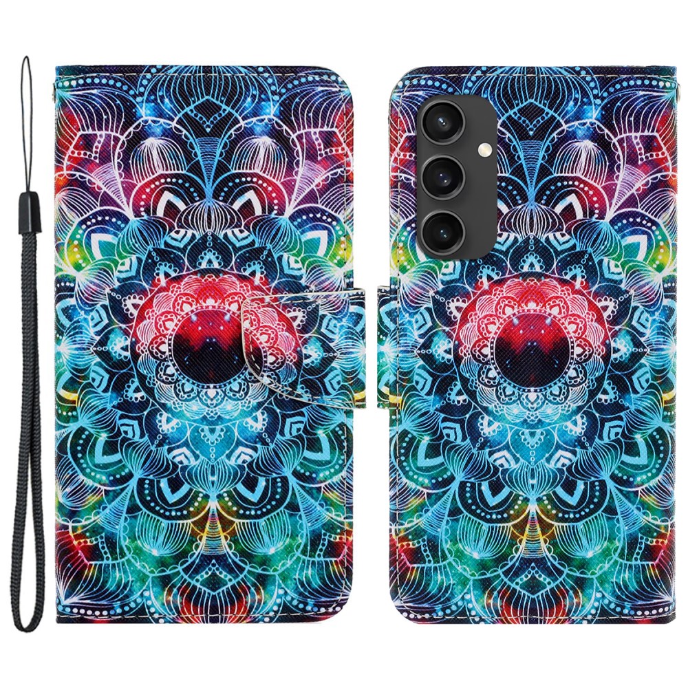Pouzdro na Samsung Galaxy S24 FE mandala barevné