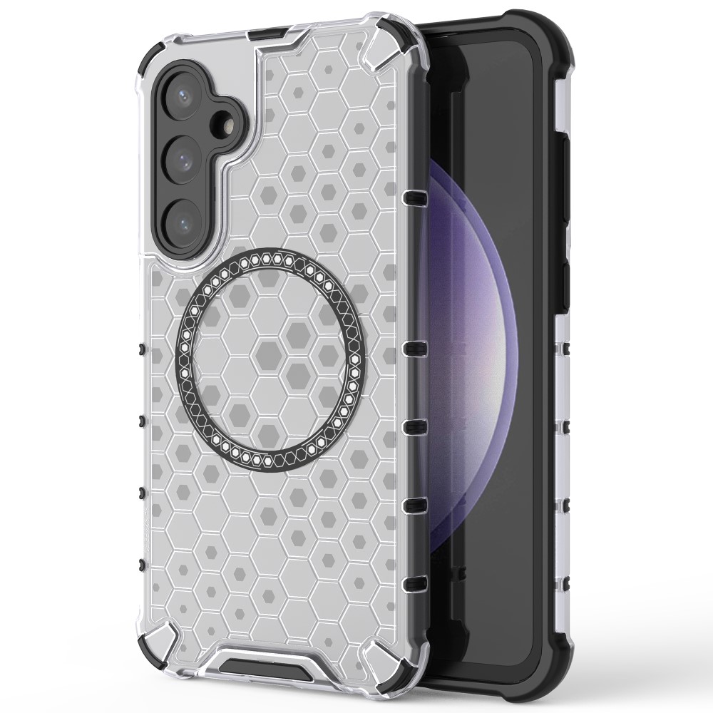 Kryt na Samsung Galaxy S23 FE odolný Honeycomb s podporou Magsafe čirý