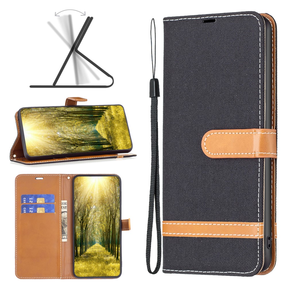 Pouzdro na Samsung Galaxy S23 FE Jeans černé