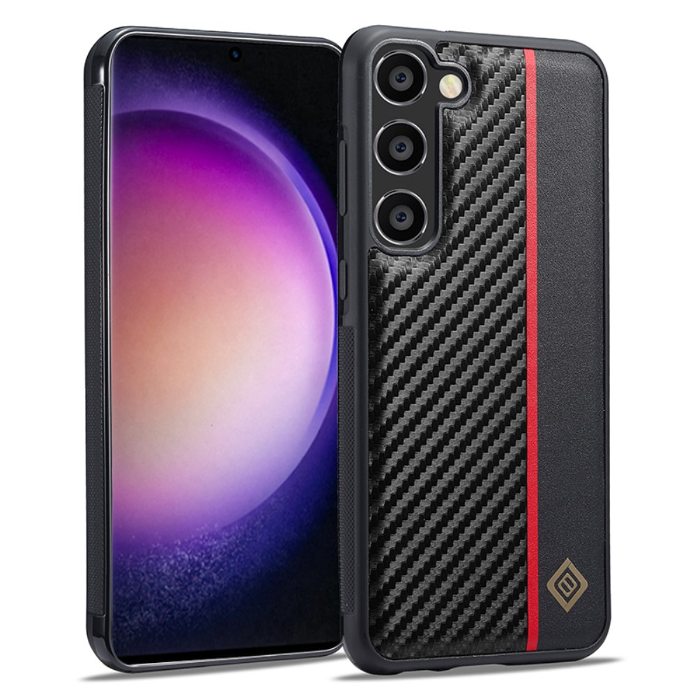 Kryt na Samsung Galaxy S23 FE odolný LC.IMEEKE Carbon černý