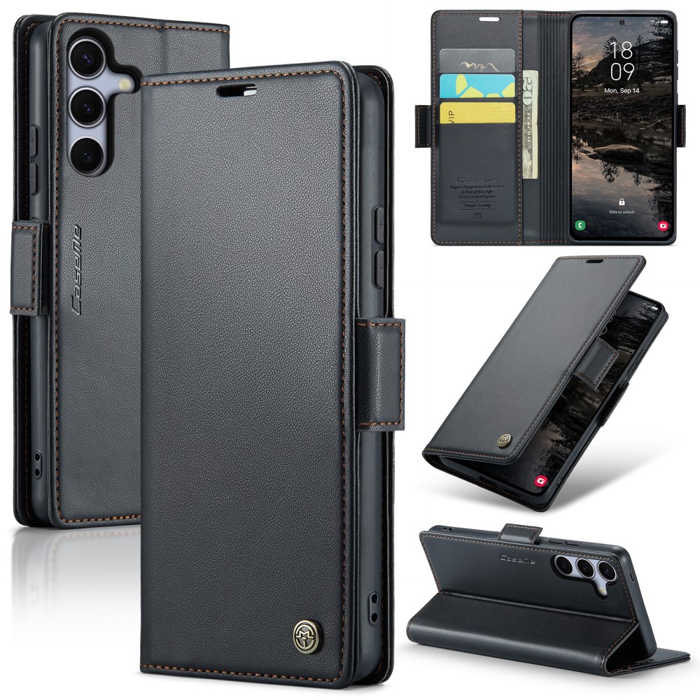 Pouzdro na Samsung Galaxy S25+ CASEME smooth černé